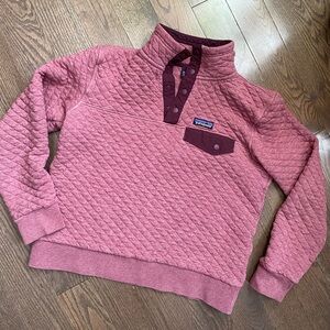 Patagonia Quilt Snap-T Pullover Sweater Women’s size medium